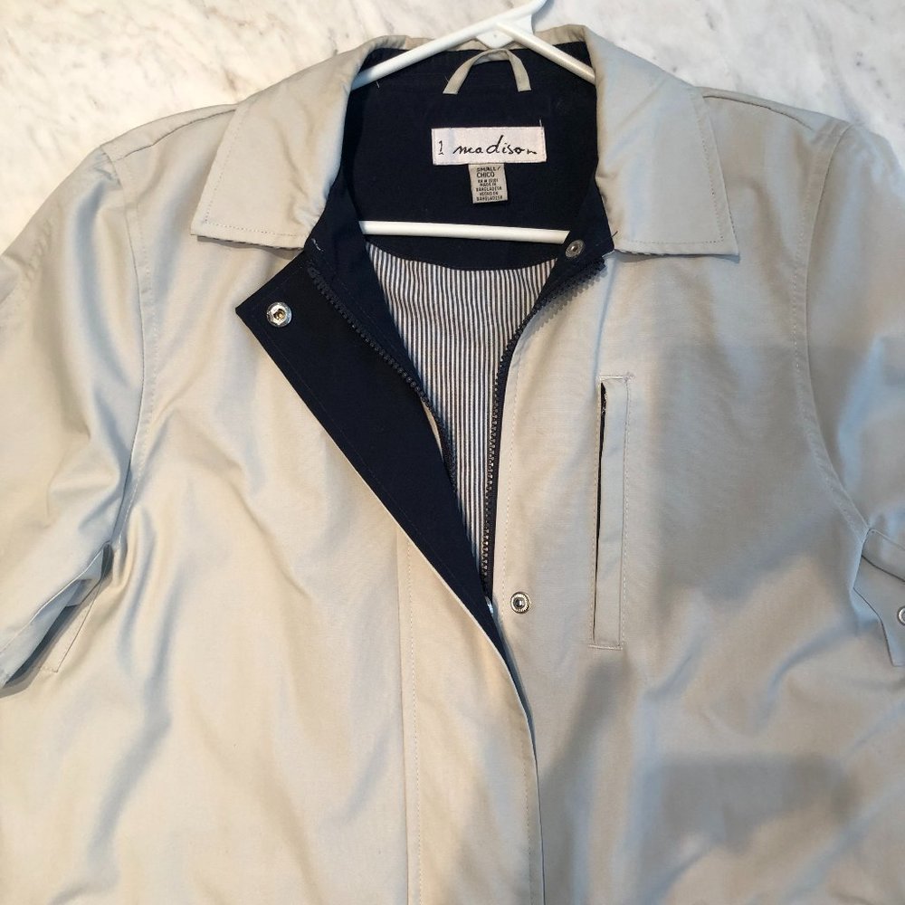 1 Madison  Womens all weather parka jacket - sand beige - chico/small